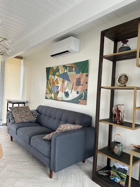 Ductless HVAC in Eichler home