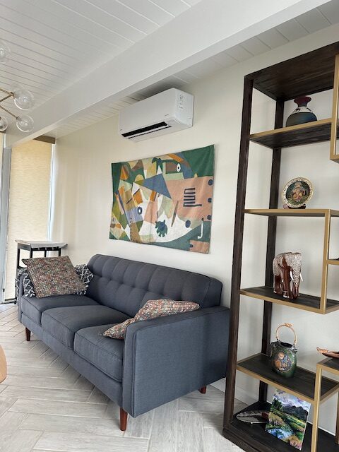 Ductless HVAC installed in Eichler home